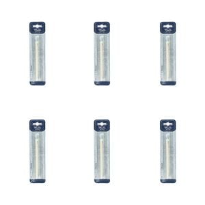 6pk Malli Plastic Crochet Hook/needle Yarn Crafting/knitting Tool 7mm White