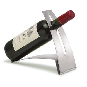 Blomus Opold Stainless Steel Wine Bottle Holder Rack Stand 24x20cm Silver