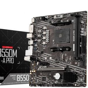 Msi B550m-a Pro Motherboard - Amd Ryzen Am4 Ddr4 Support
