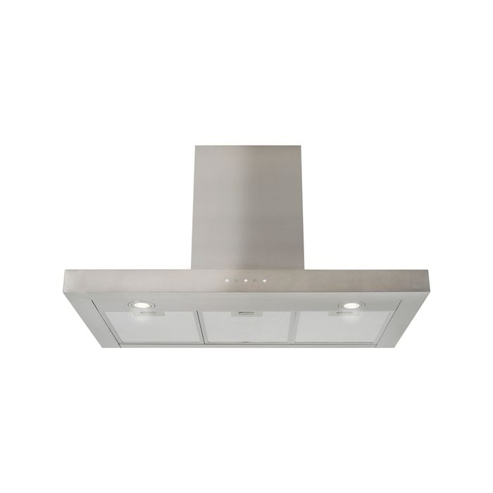 Esatto 90cm Stainless Steel Box Canopy Rangehood