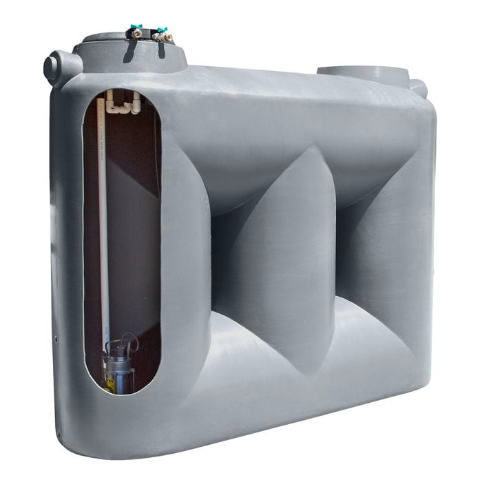 Clark Tanks 5000L Light Grey Tradepack Tank And Davey Evo MK2 Pump