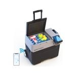 ACOPOWER Portable Centre Console Fridge 40 Liters for Travel Camping with battery slot Portable (Battery Not Included)