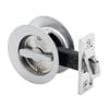 Gainsborough Satin Chrome Connecting Circular Sliding Cavity Door Set