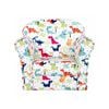 Costway Dinosaur Kids Sofa Plush Lounge Chair Wood