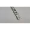 QEP Round Edge Trim 10mm x 2.5m Matt Silver