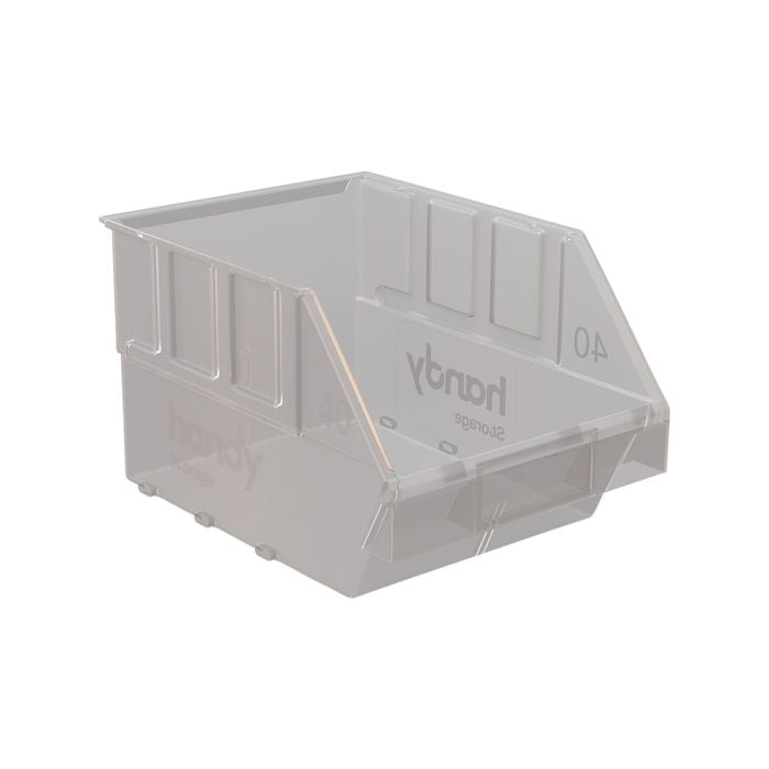 Handy Storage Size 40 Clear Plastic Tote