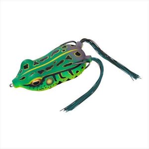 Daiwa Steez Bull Frog 100mm Hollow Body Topwater Fishing Lure Green Toad