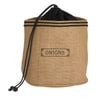 Davis & Waddell Onion Sack Storage 20x15cm - Natural/Black