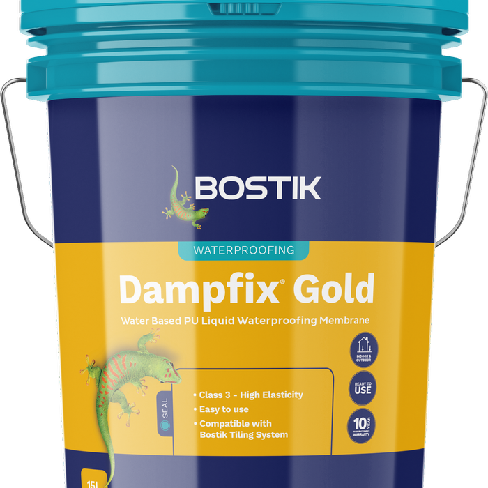 Bostik 15L Gold Dampfix Gold Waterproofing Membrane