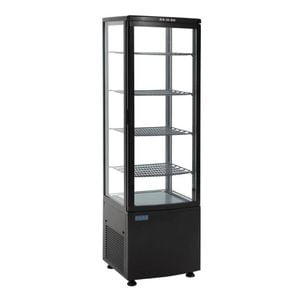 Polar Display Fridge C-series Curved Door Black 235ltr Commercial Refrigerator Beverage Cooler