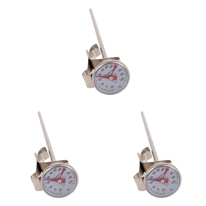 3x Acurite Frothing Thermometer 2.5cm Diameter Home Kitchen Cooking Utensil