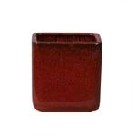 Northcote Pottery 17x17cm Wine Red Glazed Oslo Cube