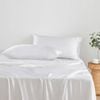 Natural Home Luxe Mulberry Silk Pillowcase 25 Momme Standard Pillowcase 48 x 73cm - White Twin Pack