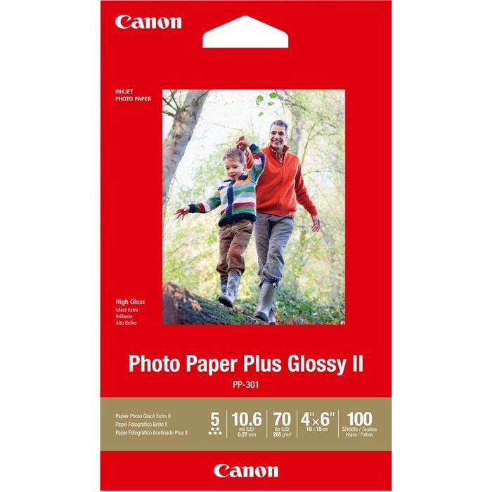 Canon Pp-301 Photo Paper Plus Ii 4x6" 265g 100 Sheets