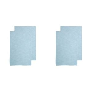 2x 2pc NF Home & Entertaining Essentials Elysian Tea Towel 45x70cm Solid Blue
