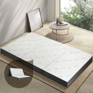 Bedra Folding Mattress Bamboo Foam Sofa Bed Foldable Double