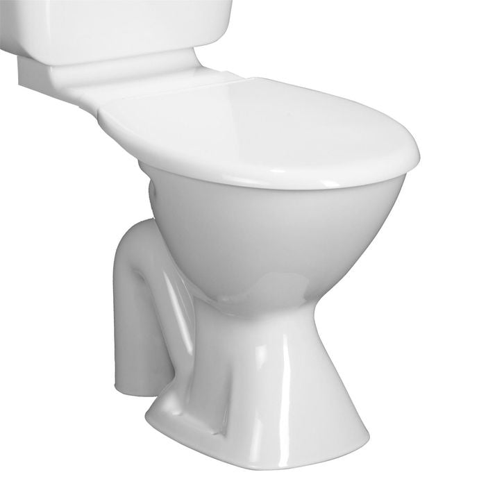 Caroma Concorde P-Pan Left hand Vent White