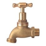 Syneco 15mm Brass Male Garden Tap