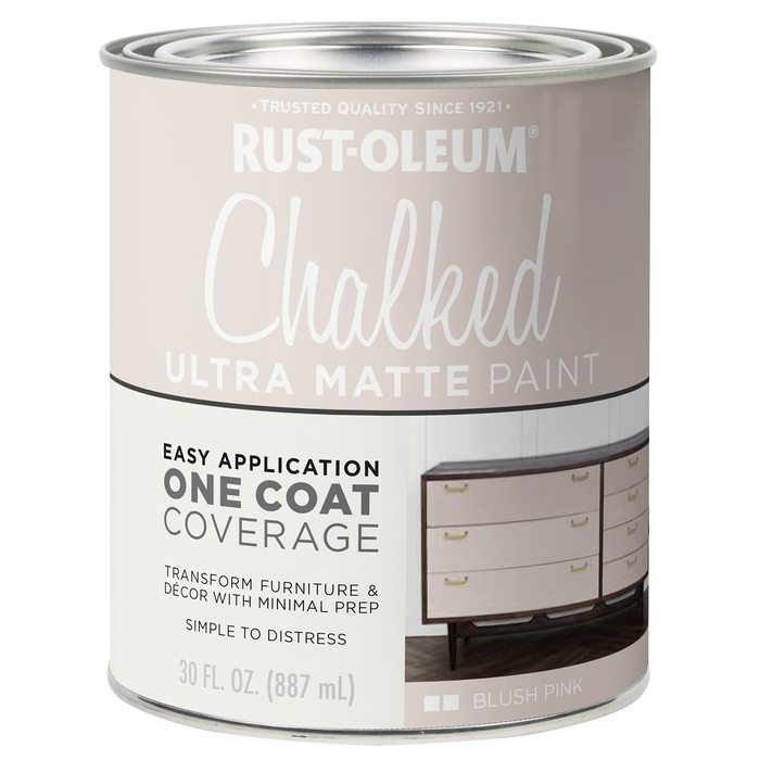 Rust-Oleum 887ml Blush Pink  Ultra Matt Chalked Paint