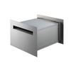 Sandleford Jet Silver Front and Back Letterbox with Telescopic Sleeve