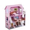 All 4 Kids 3 Level Paisley Dollhouse With Furniture