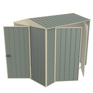 Build-a-Shed  1.5x 2.3 x 2.3m  Gable Double Hinged Side Door Shed - Green
