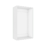Lugna 1024 x 600 x 280mm White Cabinet Shell