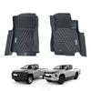AUSGO Car Floor Mats for Mitsubishi Triton MQ MR Series Single / Extra Cab 2015-2024 All-Weather Floor Liners