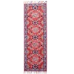 Handmade Lyon Wool Rug-6307-Light Pink-80x300cm