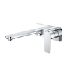 Caroma Chrome Lead Free Luna Wall Basin/Bath Mixer