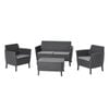 Keter Salemo Lounge Set With Storage Table