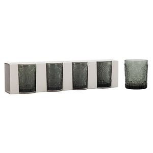 Glass Old Fashioned Grey 8x9.5cm