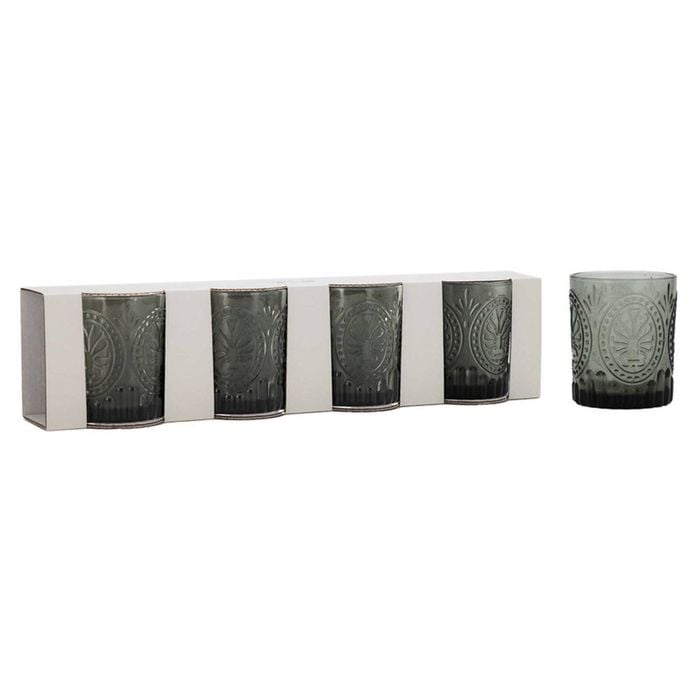 Glass Old Fashioned Grey 8x9.5cm