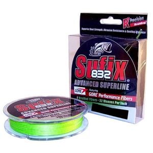 150yd Spool 40lb Sufix 832 Advanced Superline Braided Fishing Line Neon Lime
