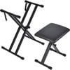 Provecta Adjustable Keyboard Stand And Piano Stool Set