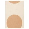 Loopsie-370cm X 270cm-carretera Printed Orange & Cream Washable Rug