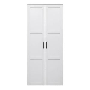 European Cabinetry White Hamptons Oval Black Handles Stockholm Storage Cupboard