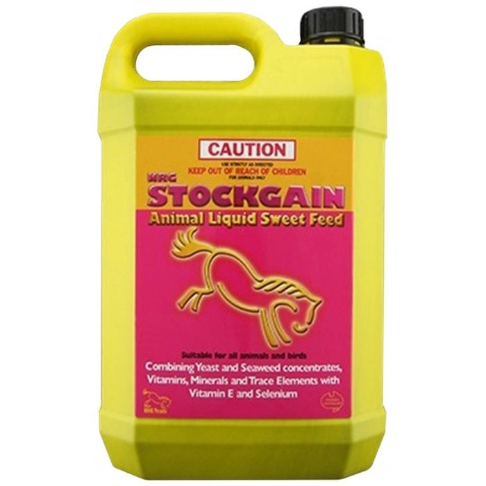 Nrg Stockgain Liquid Adult Horse Liquid Sweet Feed 5l