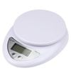 5Kg Electronic Kitchen Scale 1g Graduation - White