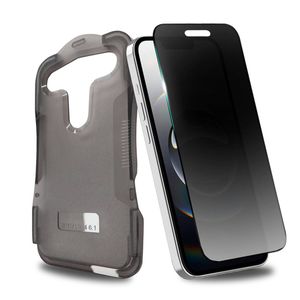 Tough On for iPhone 17e Privacy Nano Glass Screen Protector