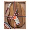 Laguiole Jean Neron Mini Cheese Knife Made in France & Swept-Side Serving Board Gift Set