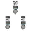 3PK Topchef Stainless Steel Mini Strainer Sieve Kitchen Utensil 8cm Silver