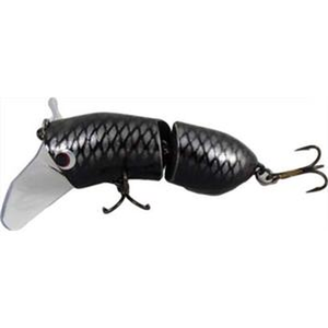 Taylor Made Wollaper Jointed 100mm Surface Walker Fishing Lure 10 Black Scale
