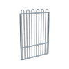 ProtectorAl 0800 - 1200 mm W x 1800 mm H Deep Ocean Aluminium Pool Gate Loop Top with Mid Rail