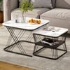 Artiss Nesting Coffee Table White
