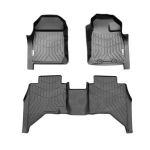 3D All-Weather Floor Mats for ISUZU D-MAX DMAX Dual Cab 2020-Onwards Customized Car Floor Linerst
