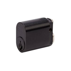Zanda 31.2mm Black Matt 6 Pin Oval Cylinder