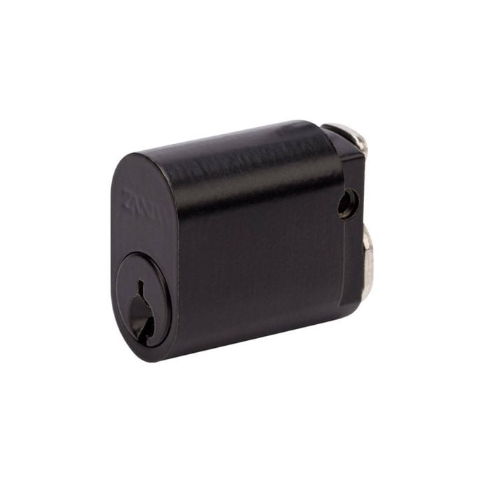 Zanda 31.2mm Black Matt 6 Pin Oval Cylinder