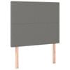 vidaXL Headboards Bedroom Furniture Bed Header 2 pcs Dark Grey 100 cm Fabric
