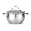 Fissman Stockpot Martinez Series Stainless Steel With Glass Lid 5.9L